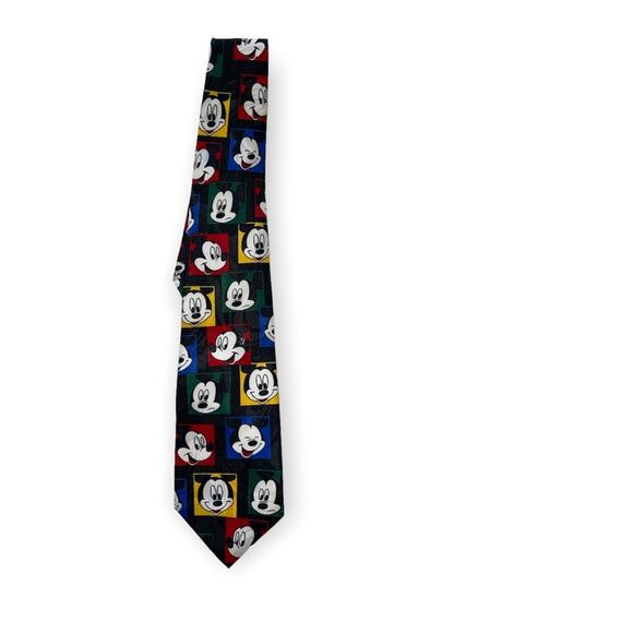 Vintage Mickey Mouse silk tie - Picture 1 of 9
